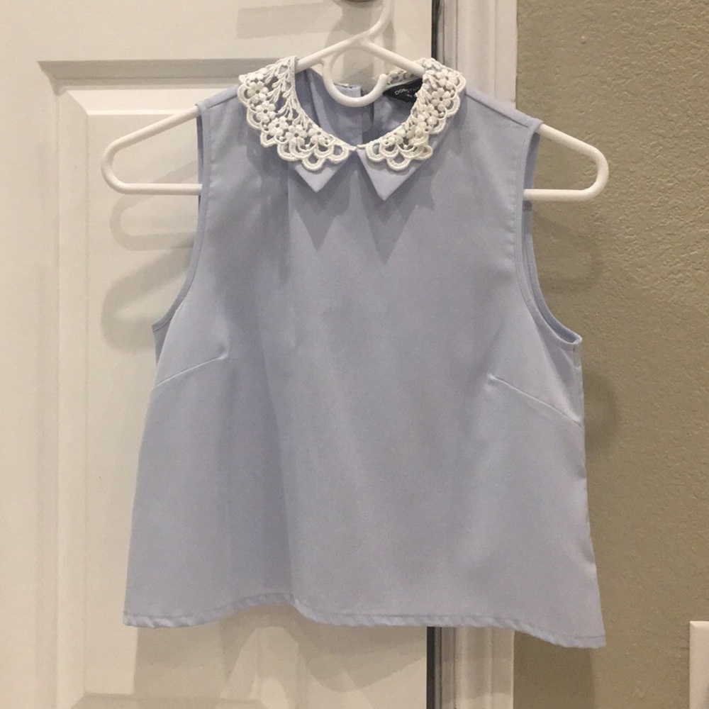 Baby blue top